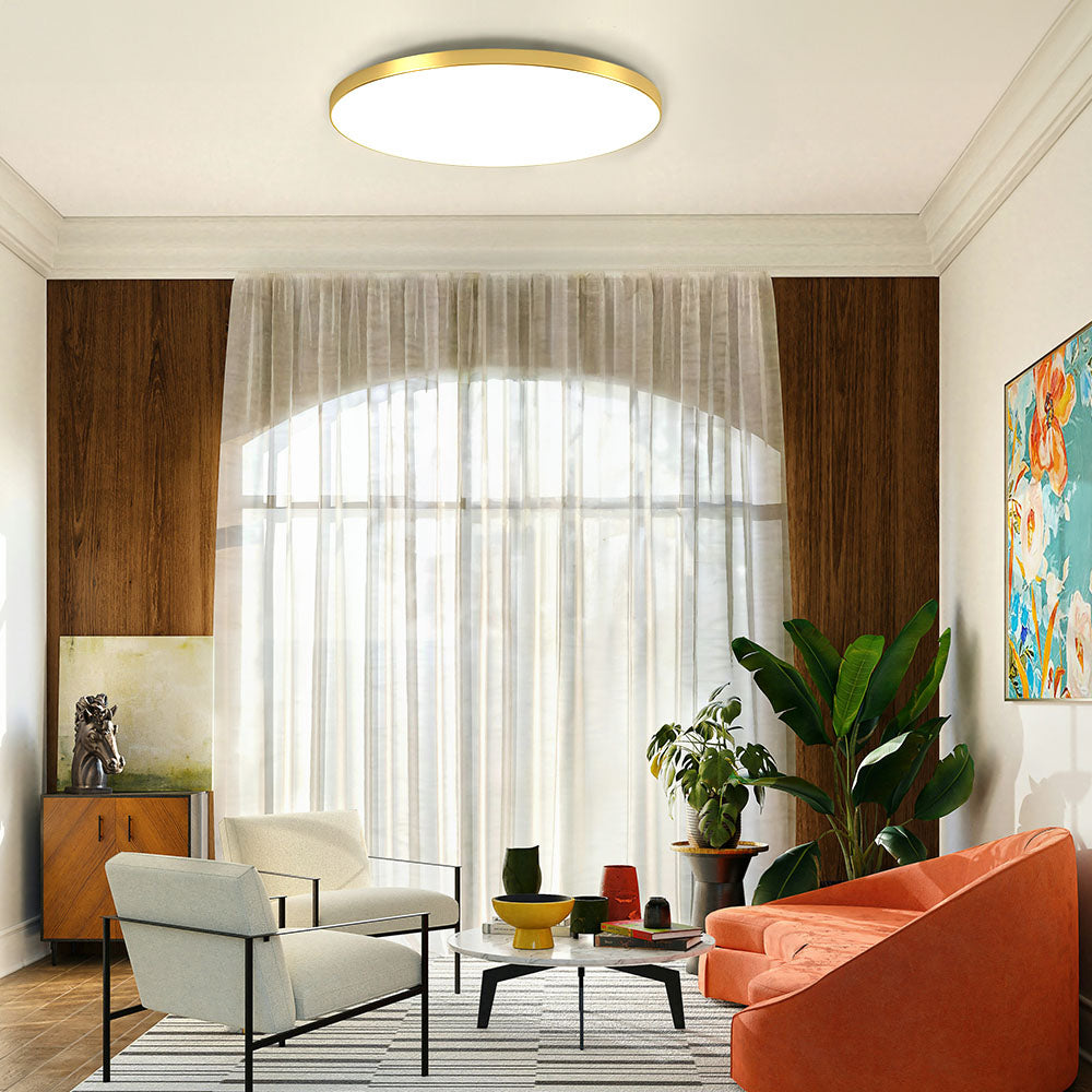 Breevora - Modern Round LED Ceiling Light Flush Mount Fixture