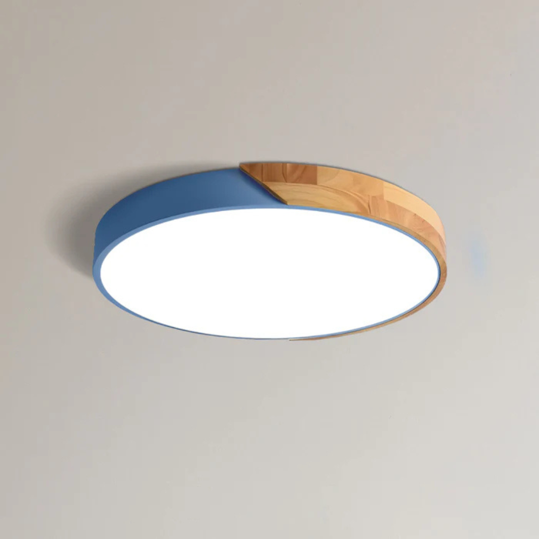 Matellis - Nordic Wood Led Ceiling Light In Scandinavian Style
