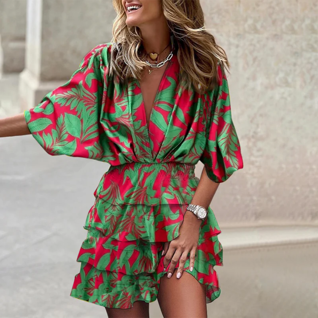 Rebekah - Vibrant Women's Mini Dress with Flirty Style