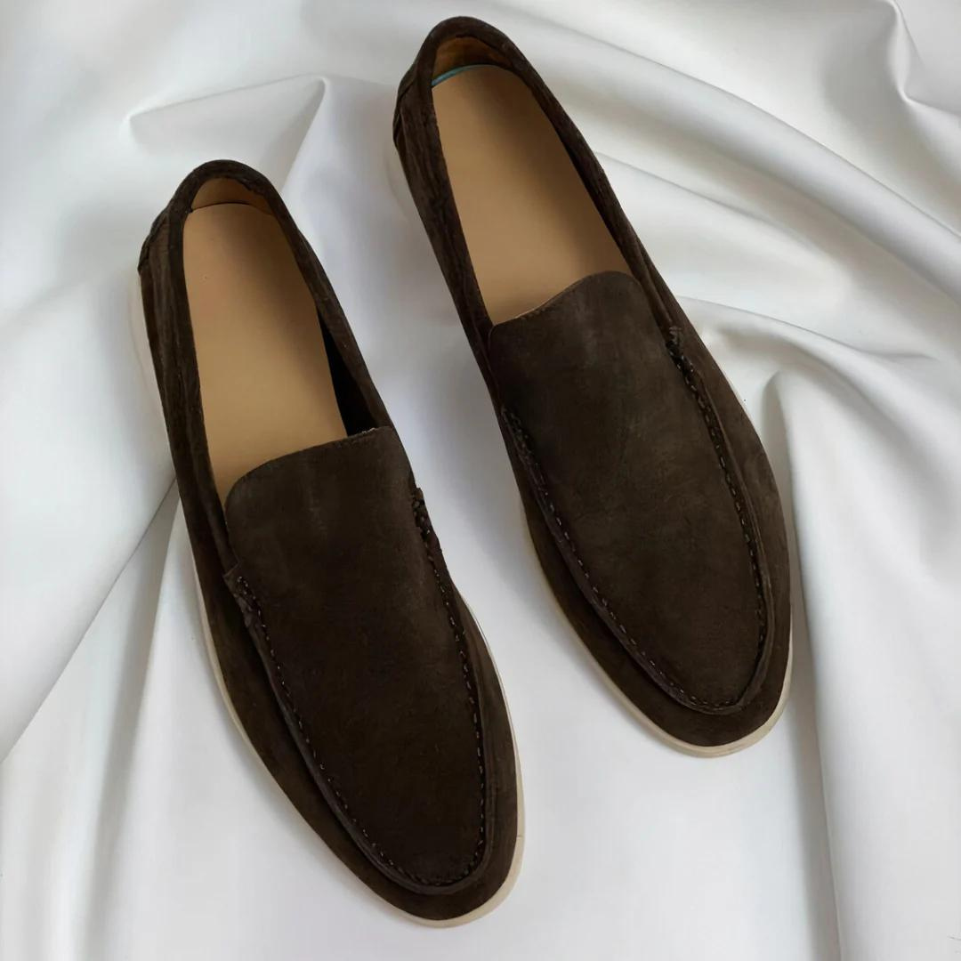Donald - Elegant Summer Loafers in Suede with Minimalist Design