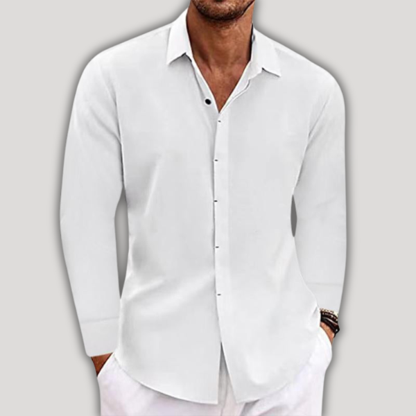 Lowell - Stylish Men's Long-Sleeved Shirt for Comfort and Sophistication