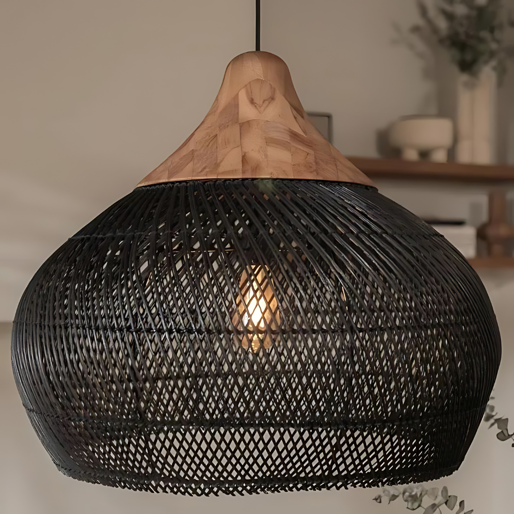 Luminis - Handwoven Rattan Pendant Light For Warm Ambience