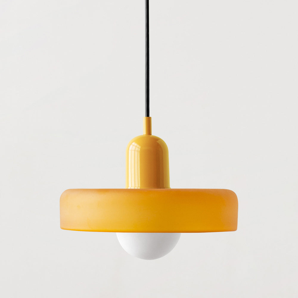 GleaMore - Bauhaus Pendant Light in Stylish Colored Glass