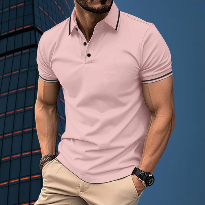 Miles - Men's Sporty Leisure Polo for Casual Style and Comfort