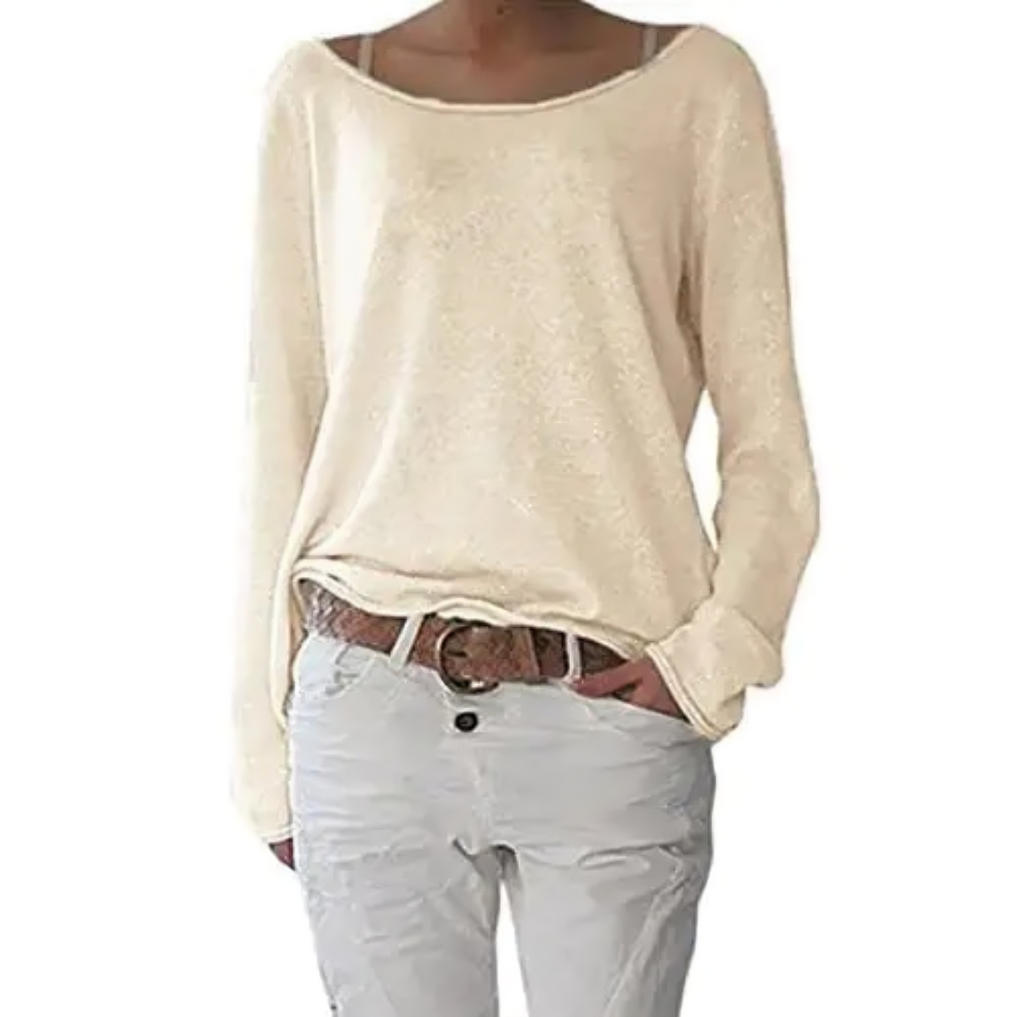Tabby - simple long sleeve T shirt for casual women
