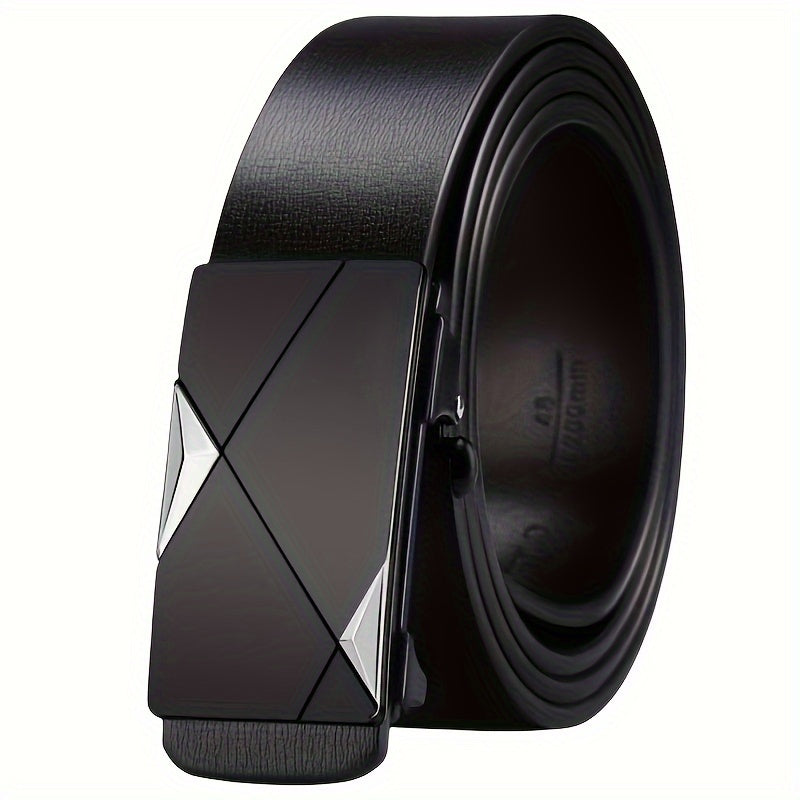 Boris - Genuine Leather Men's Belt with Automatic Buckle