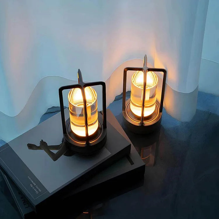 VintGlow - Elegant Crystal Lantern for Home and Outdoor Decor