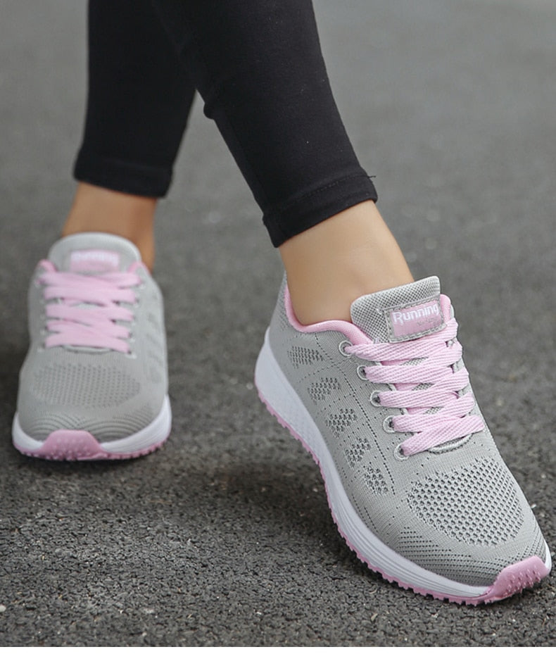 Leandra - Lightweight Women's Sneakers with Breathable Fabric and Extra Stability