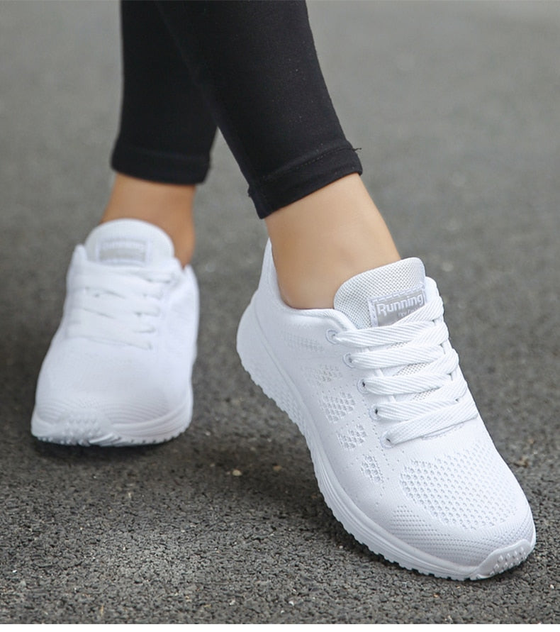 Leandra - Lightweight Women's Sneakers with Breathable Fabric and Extra Stability