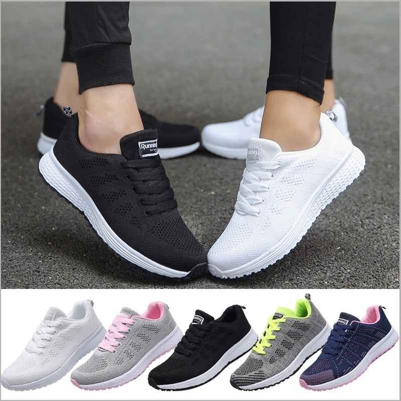Leandra - Lightweight Women's Sneakers with Breathable Fabric and Extra Stability