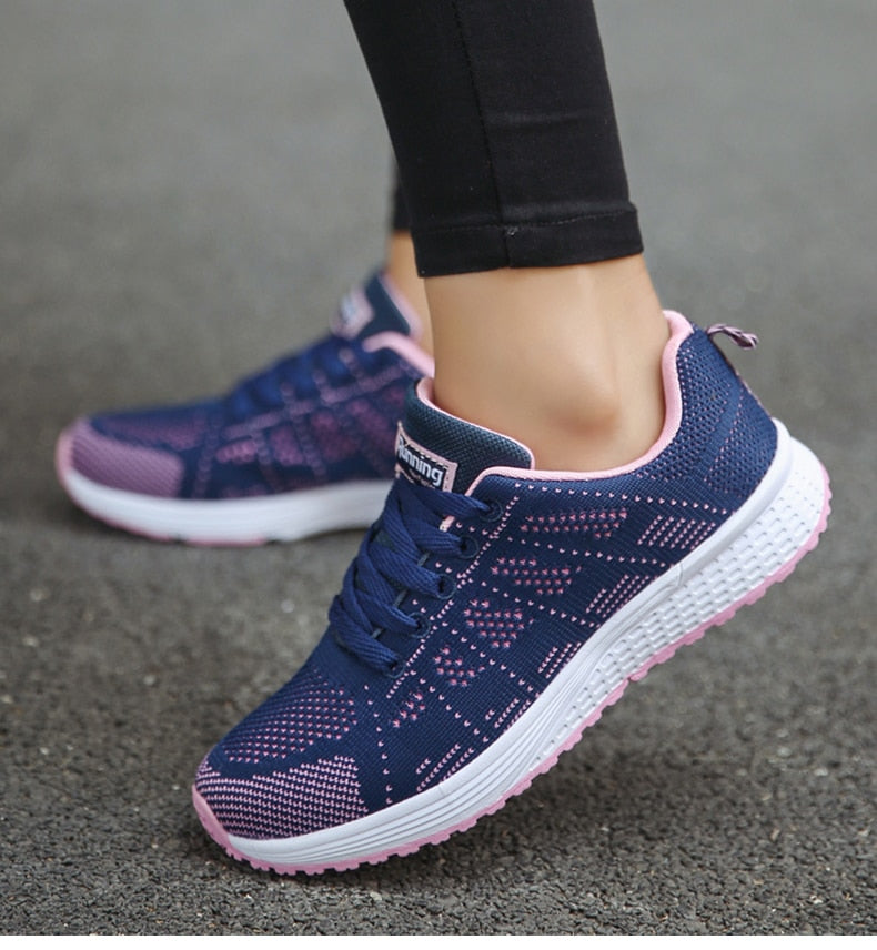 Leandra - Lightweight Women's Sneakers with Breathable Fabric and Extra Stability