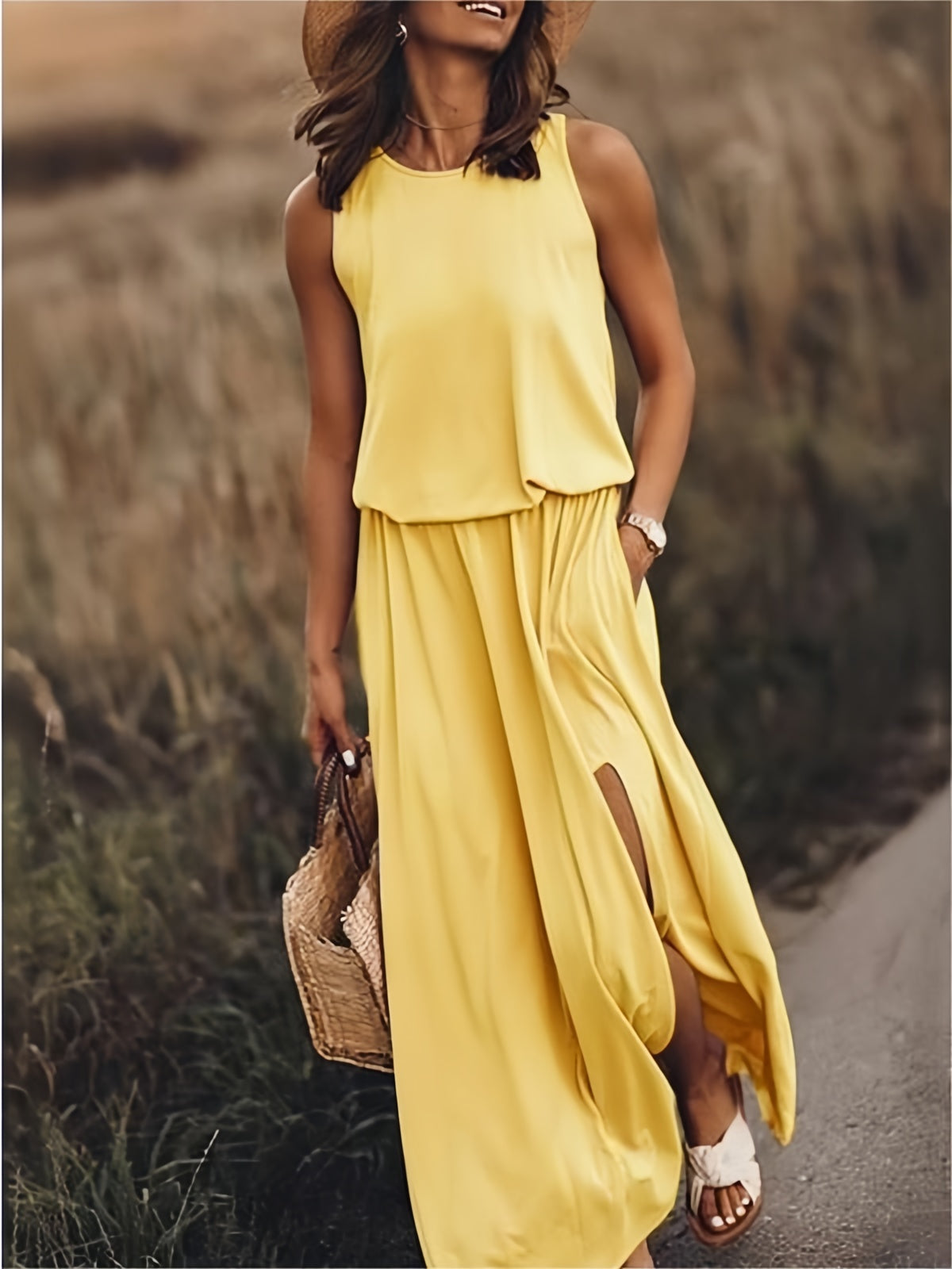 Zosima - Effortless Women's Maxi Dress for Summer Elegance