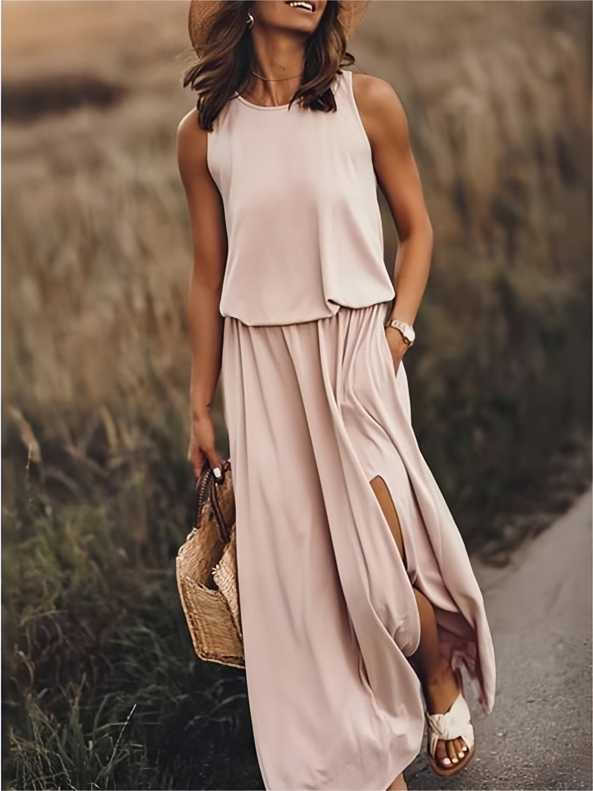 Zosima - Effortless Women's Maxi Dress for Summer Elegance