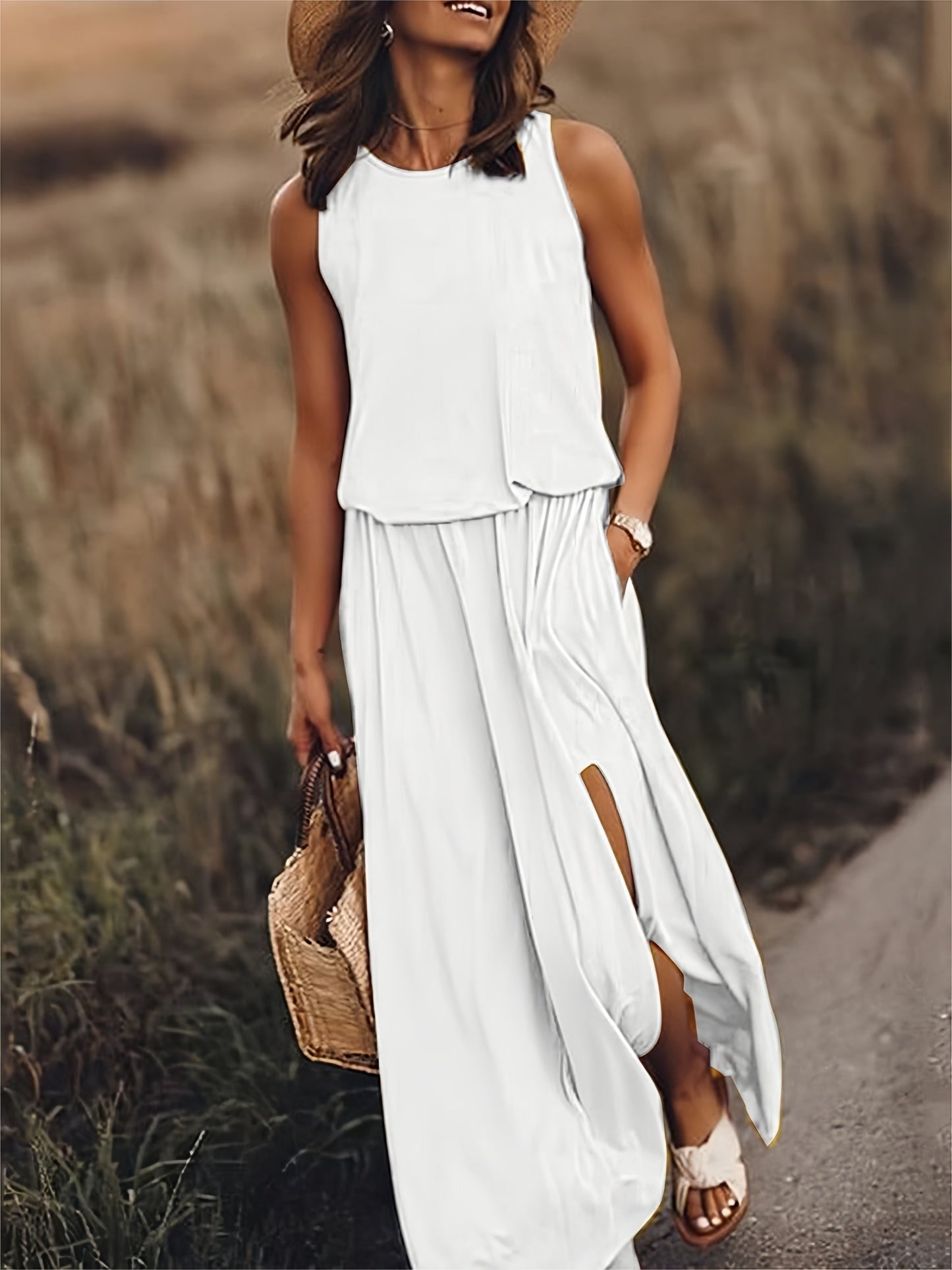 Zosima - Effortless Women's Maxi Dress for Summer Elegance