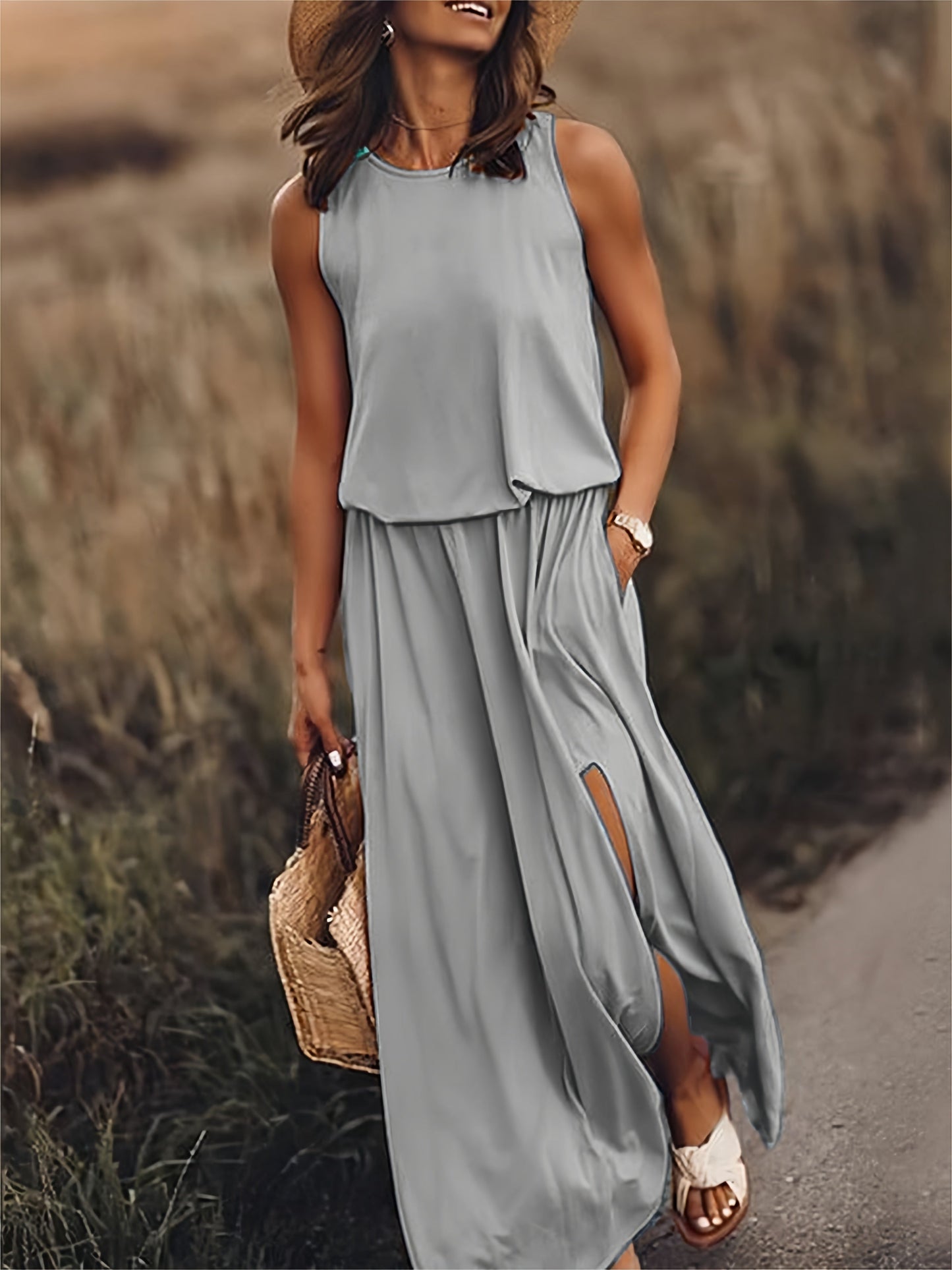 Zosima - Effortless Women's Maxi Dress for Summer Elegance