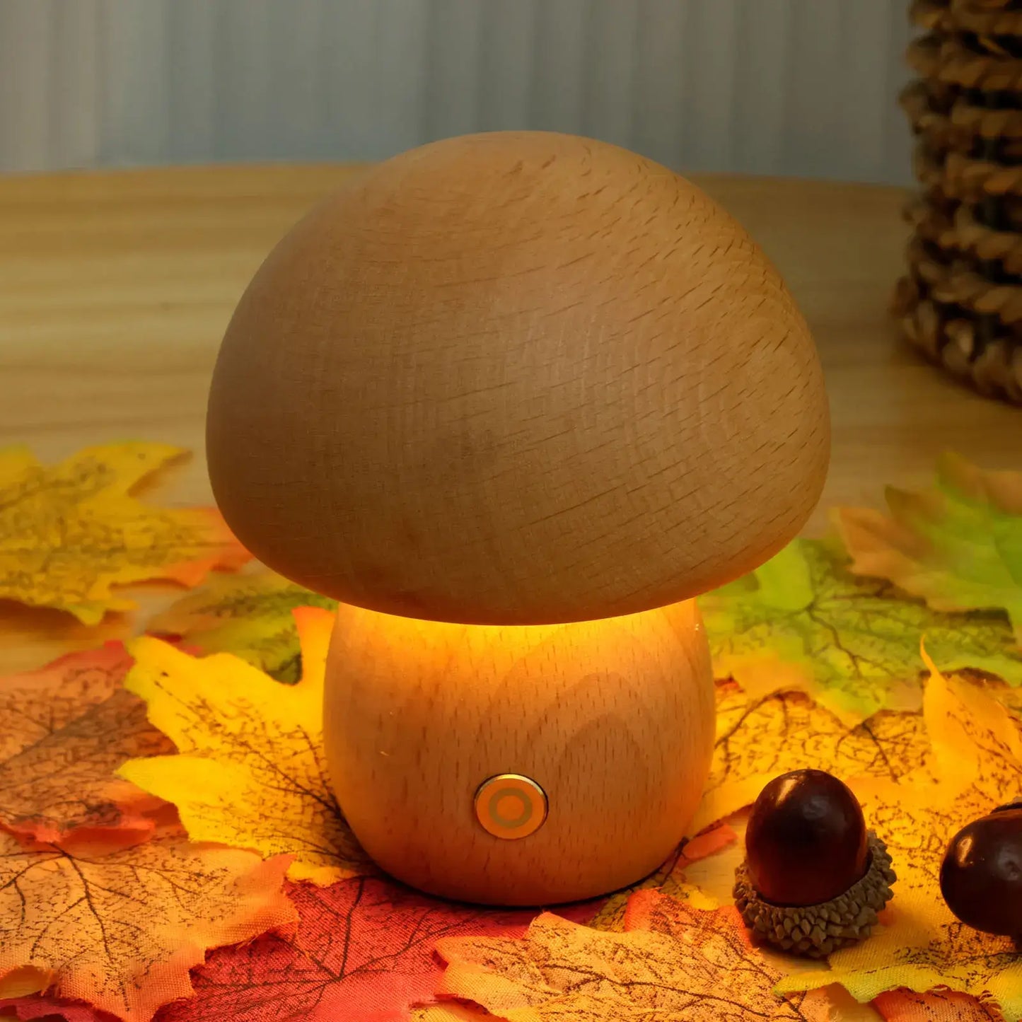 Candelis - Mushroom Night Lamp With Warm Soft Glow LED Ambient