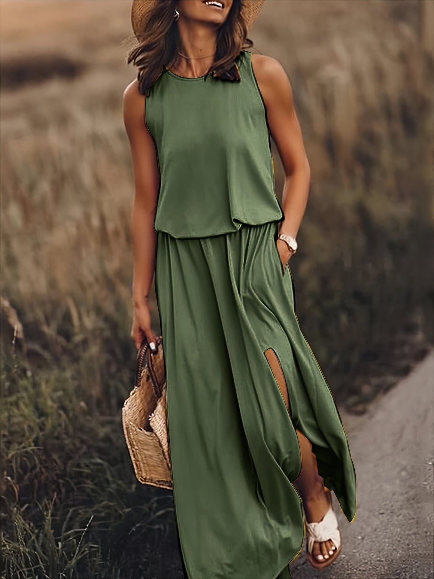 Zosima - Effortless Women's Maxi Dress for Summer Elegance