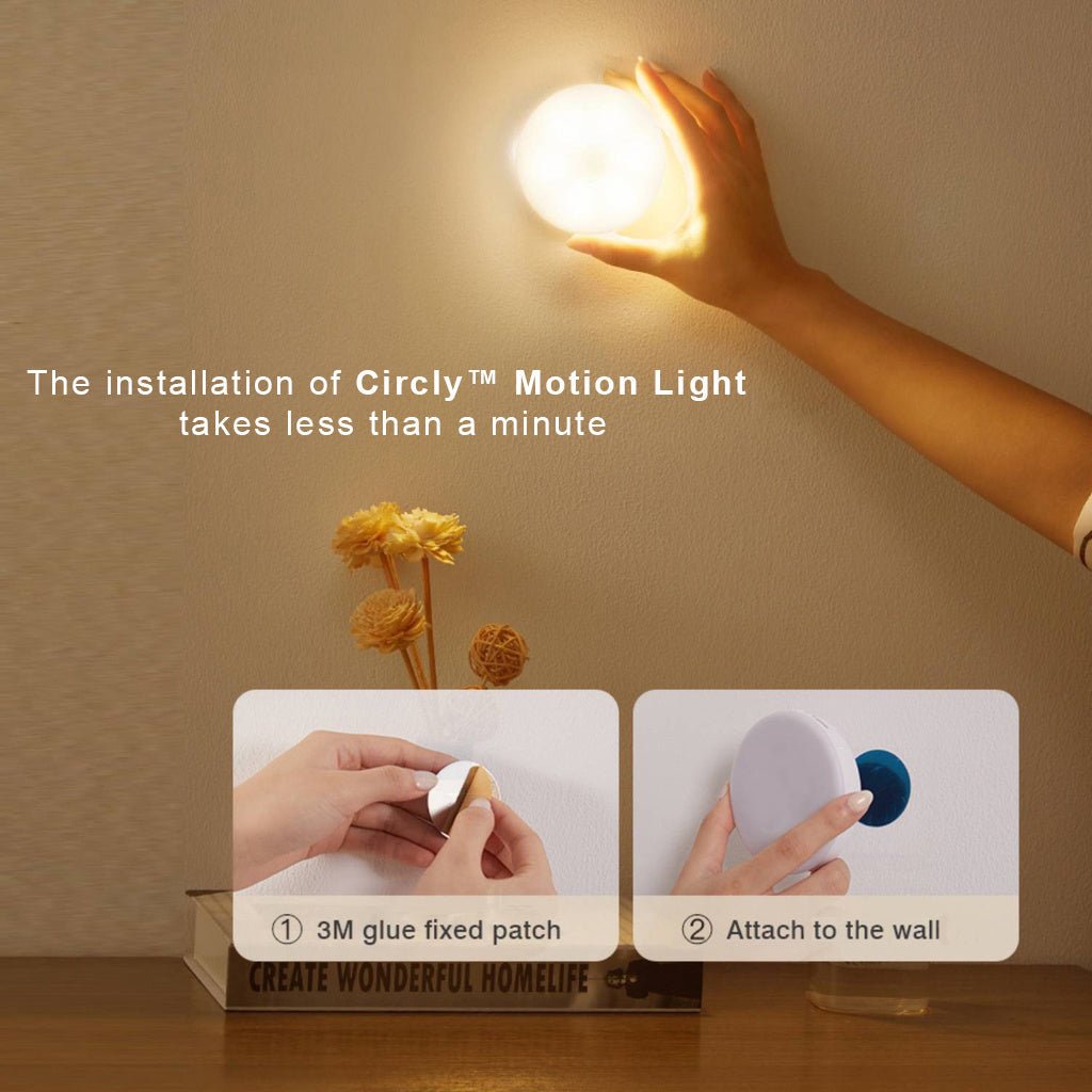 Urbora - Circly Motion Sensor Lamp Battery Powered Night Light