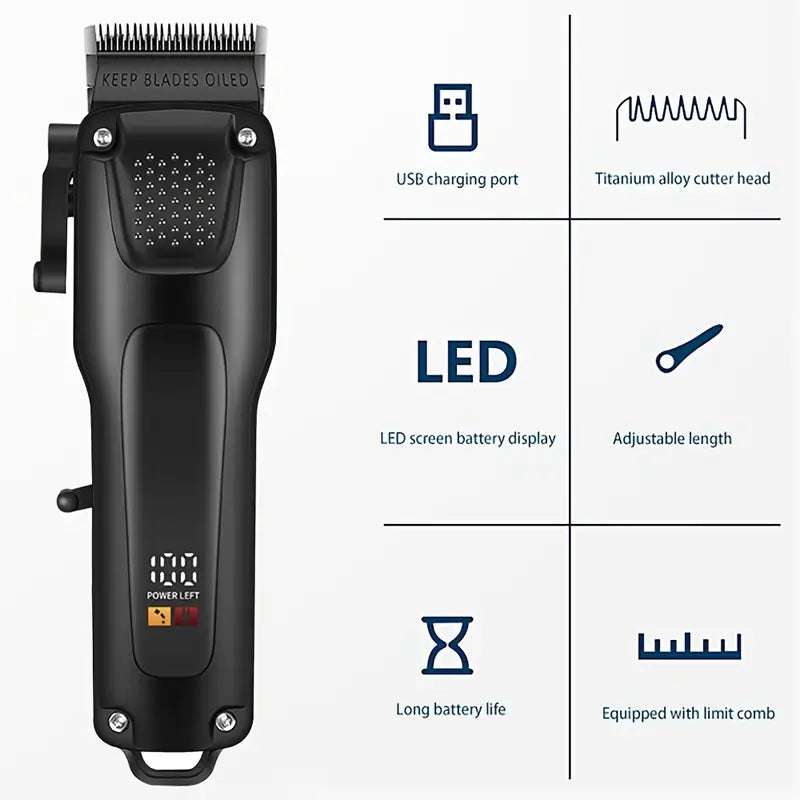 Zorana - GroomMaster 3 Piece Cordless Hair And Beard Grooming Kit