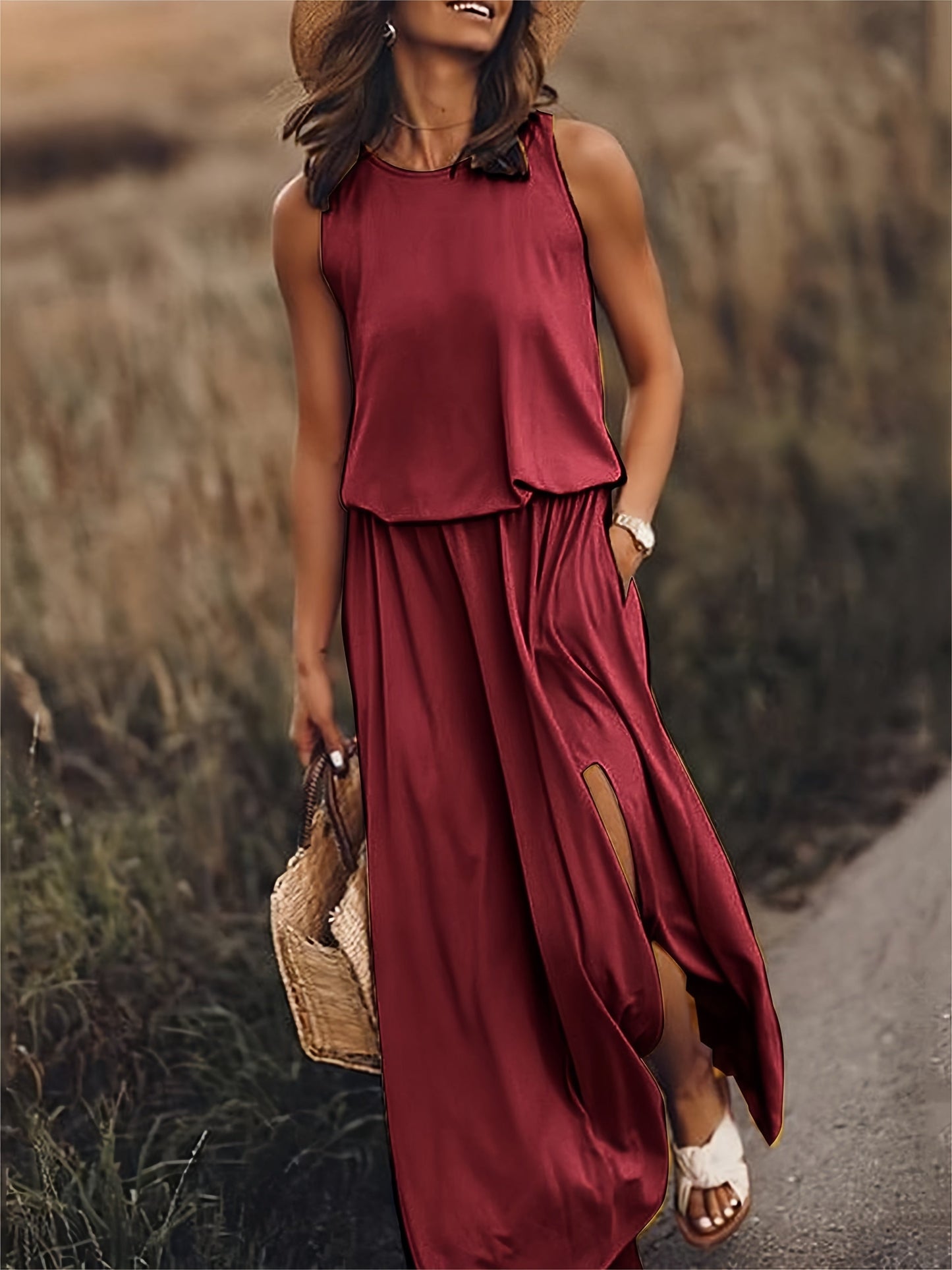 Zosima - Effortless Women's Maxi Dress for Summer Elegance