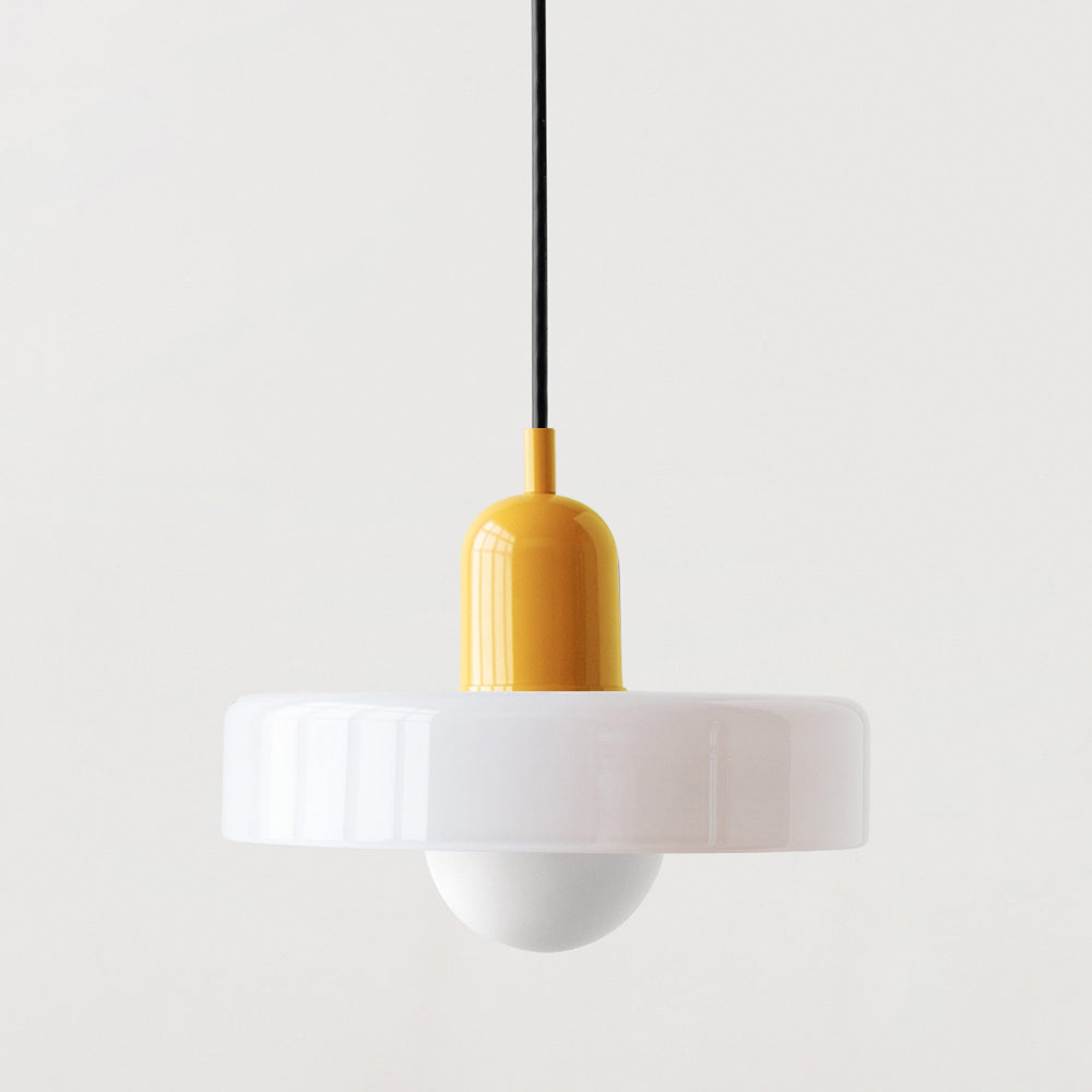 GleaMore - Bauhaus Pendant Light in Stylish Colored Glass