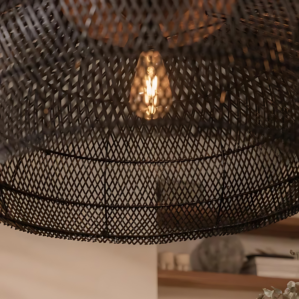 Luminis - Handwoven Rattan Pendant Light For Warm Ambience