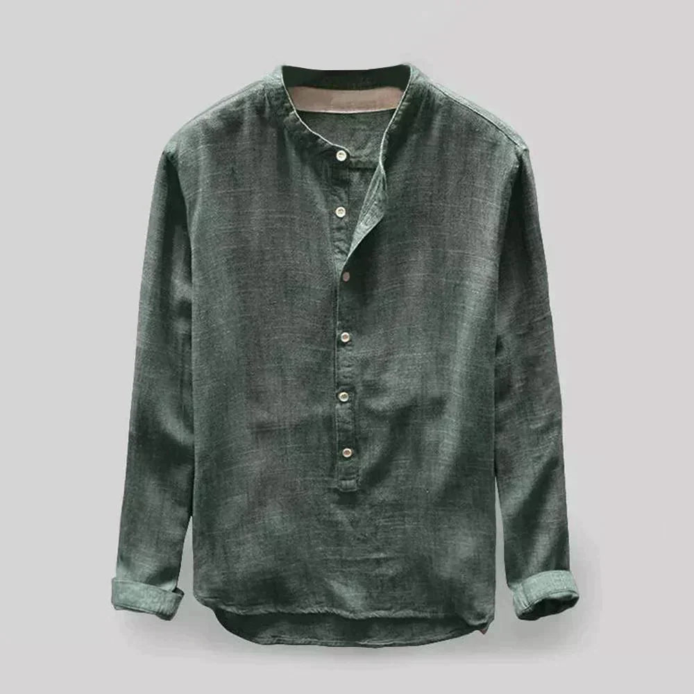 Viktor - Stylish Men's Linen Shirt for Casual and Professional Wear