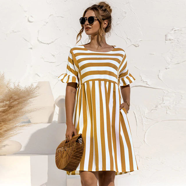 Carlow - Stylish Striped Summer Dress for Relaxed Days