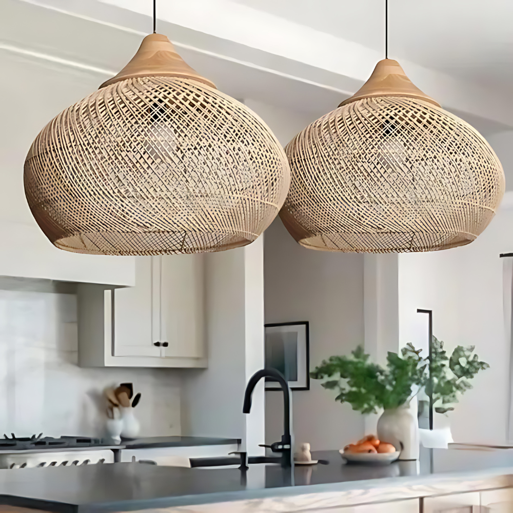 Luminis - Handwoven Rattan Pendant Light For Warm Ambience