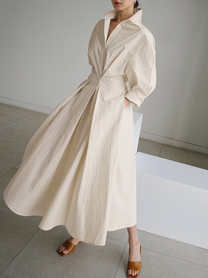 Anwen- Elegant Vintage-Inspired Women's Dress with Timeless Design and Lightweight Fabric