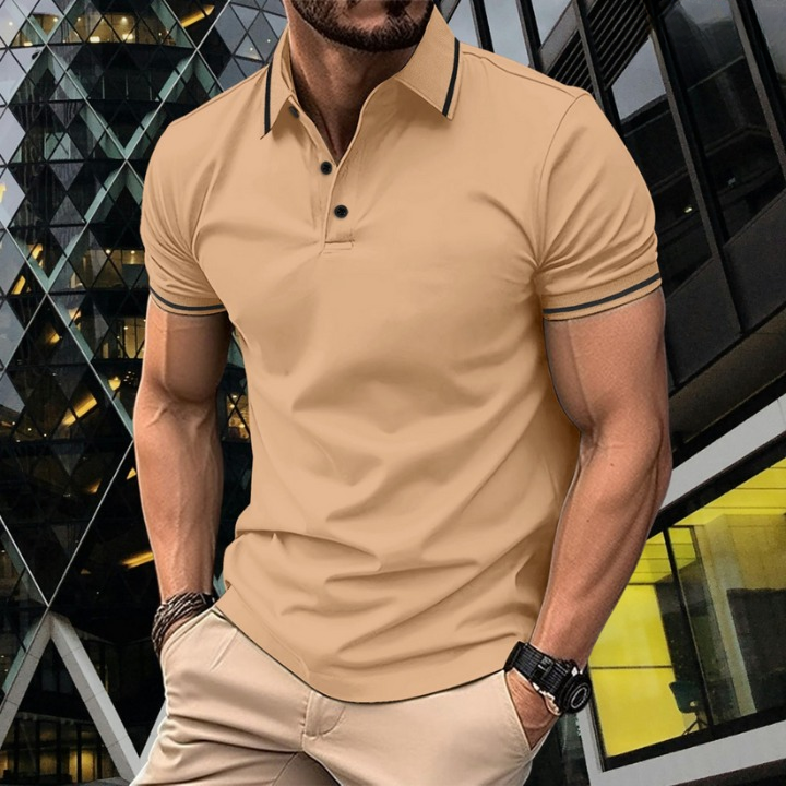 Miles - Men's Sporty Leisure Polo for Casual Style and Comfort