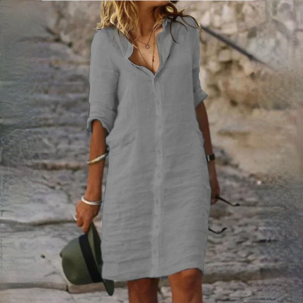 Kayla - Stylish Lightweight Casual Dress with Comfortable Fit