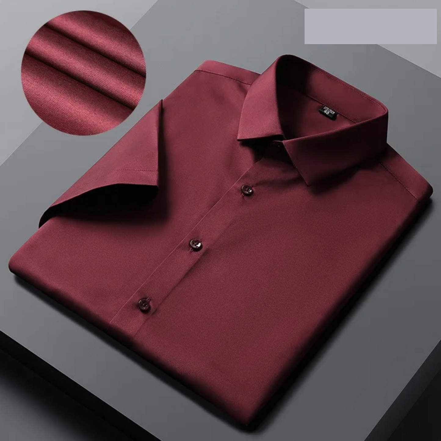 Alfred - Stylish Men's Short Sleeve Wrinkle-Free Shirt for All-Day Comfort