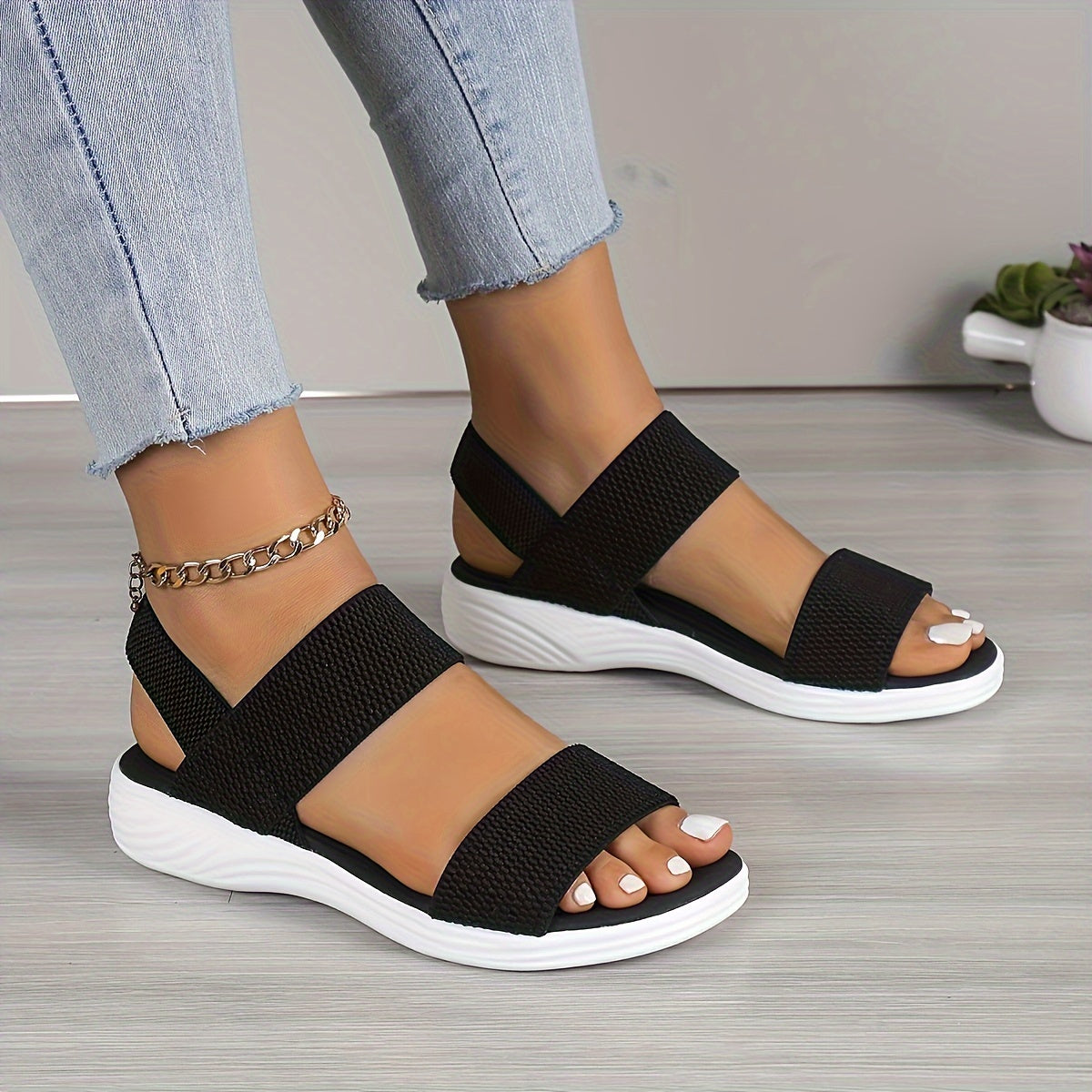 Francine - Elegant Women's Orthopedic Sandals With Foam Sole