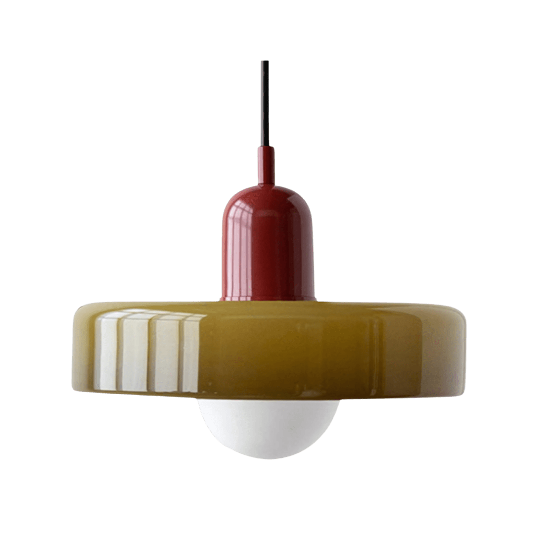 Shinora - Bauhaus Colored Glass Pendant Lamp With Modern Design