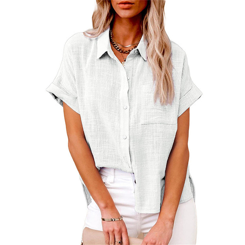 Jazmin - Airy Cotton Linen Blouse For Women Lightweight Summer
