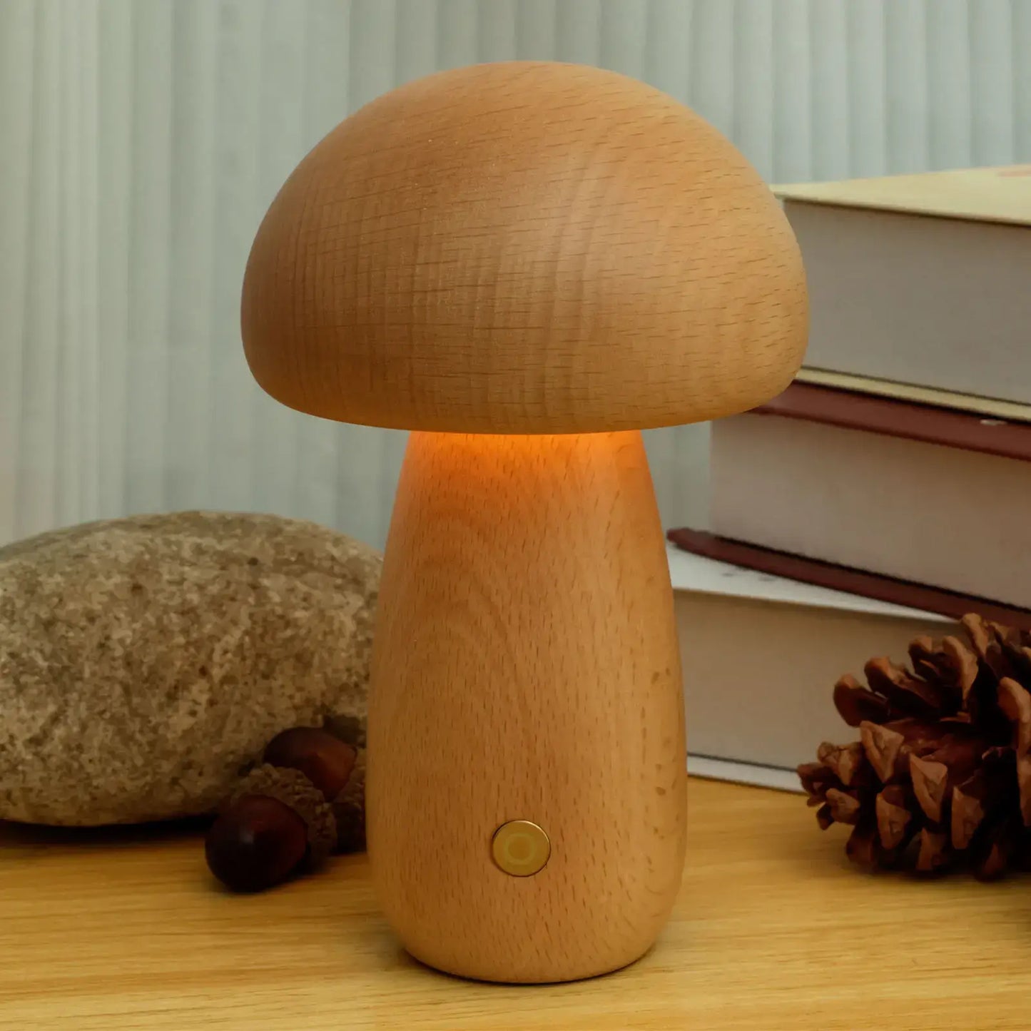 Candelis - Mushroom Night Lamp With Warm Soft Glow LED Ambient