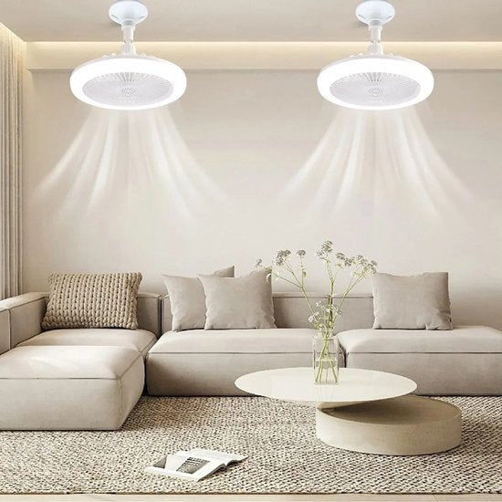 Blankella - Ceiling Fan with Light Remote Control for Lamp Fitting Use