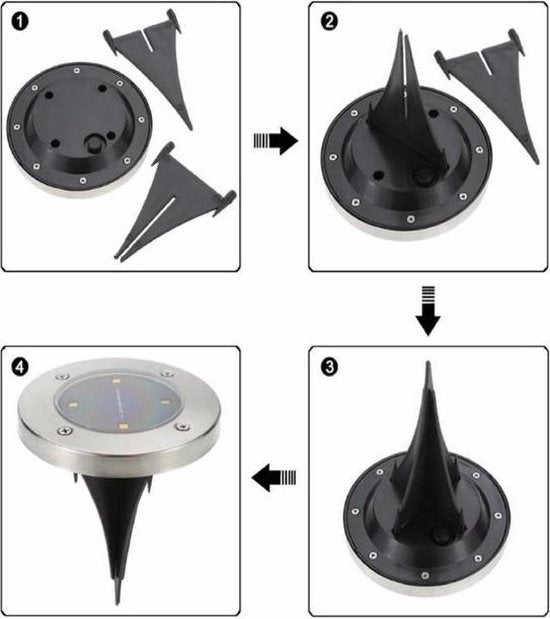 Bathora - Wireless LED Solar Garden Lights Deluxe For Ambience