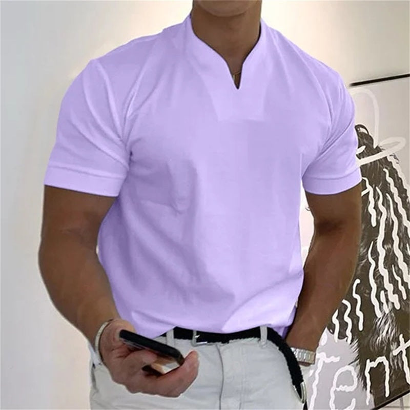 Arthur - Men's short sleeve fitness t-shirt with business casual style