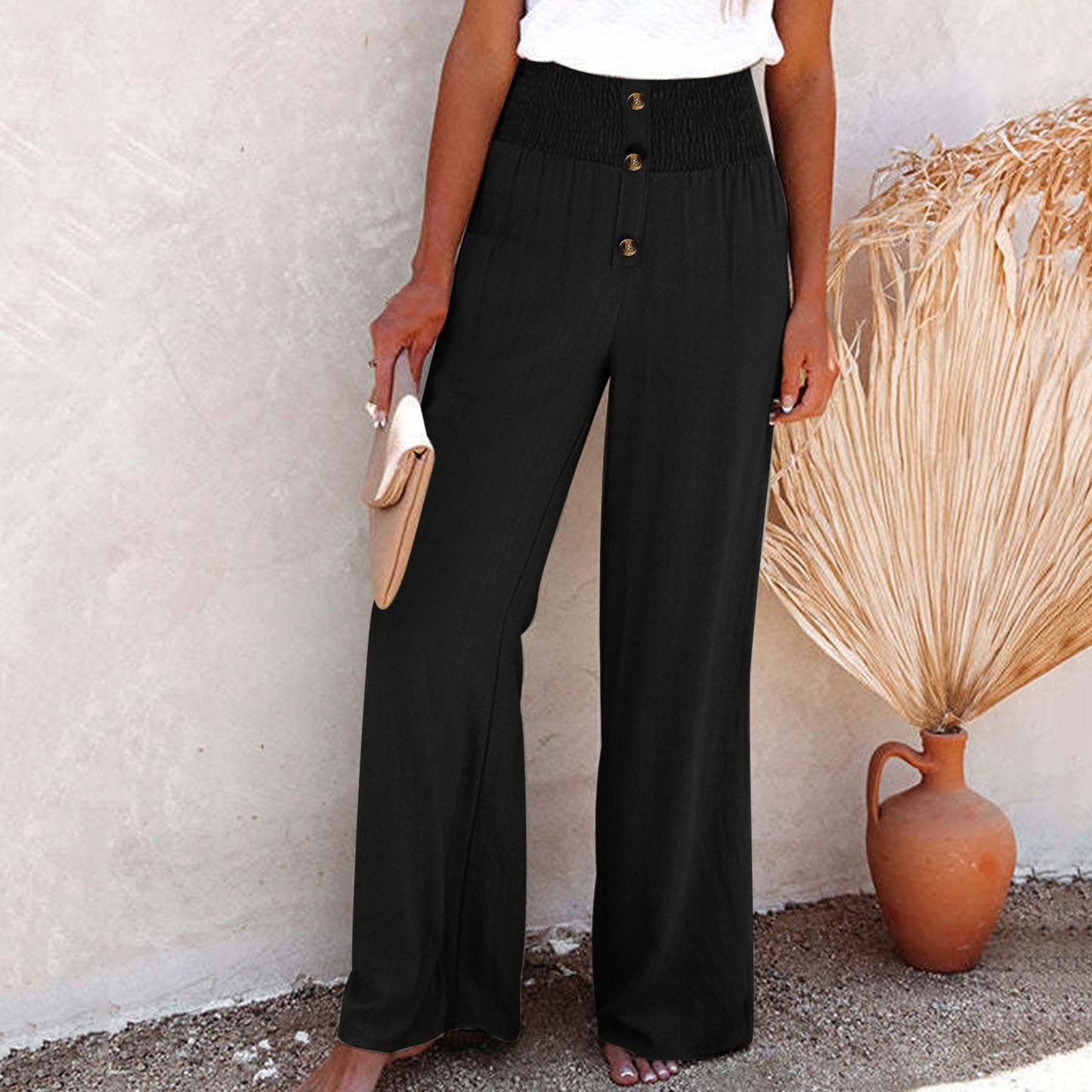 Ulalia - Stylish High-Waisted Pants for Women with Comfortable Fit