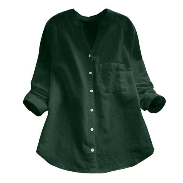 Danica - Linen Cotton Relaxed Chemise For Women Casual
