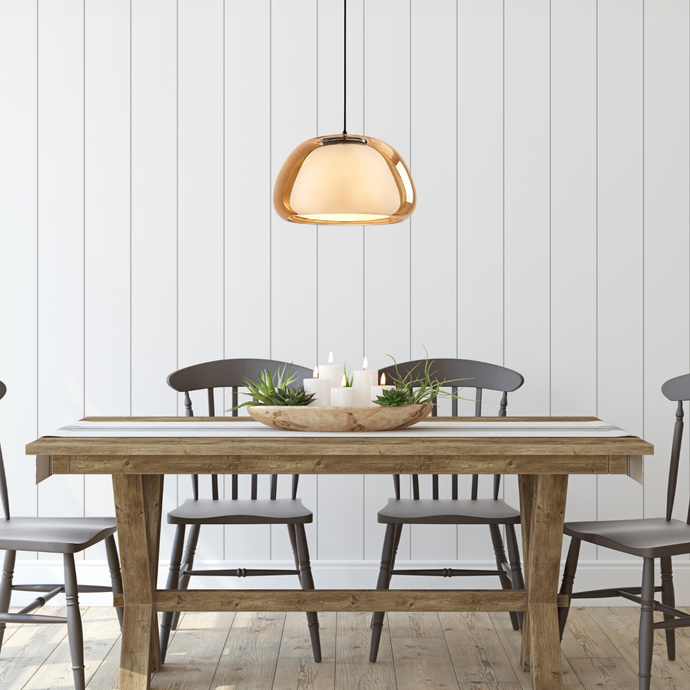 Ceiluxe - Copper Glass Pendant Lamp
