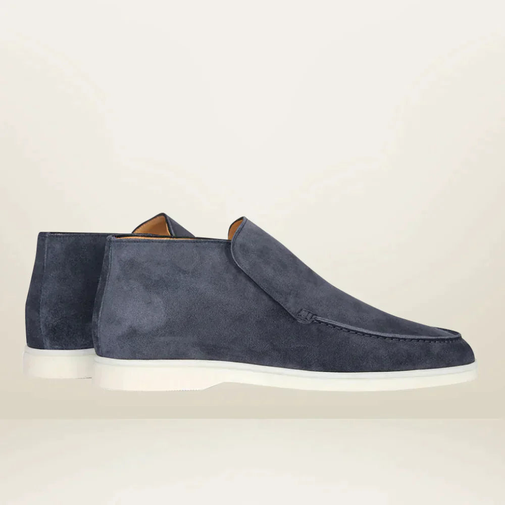Jaden - Premium Ankle-high Suede Loafers with Lightweight Rubber Sole