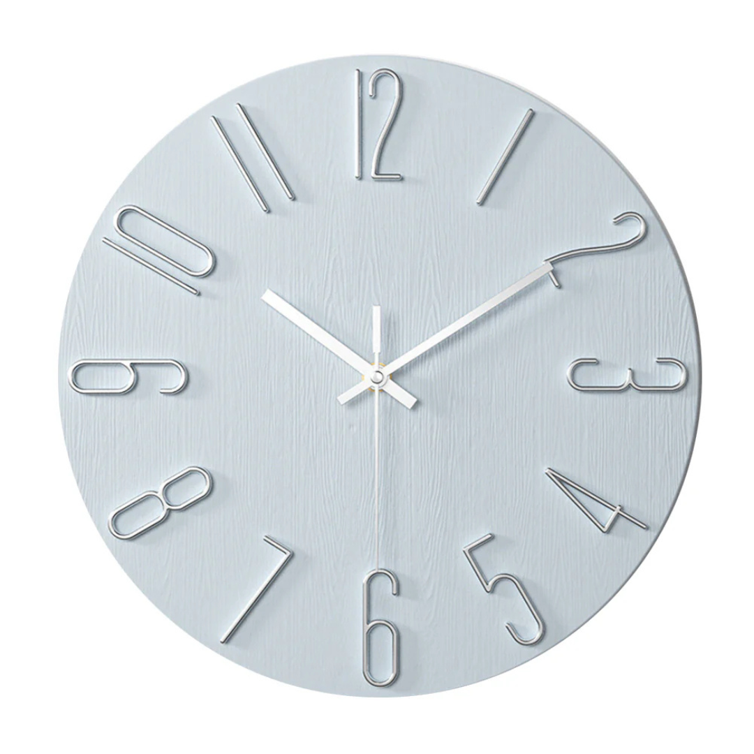 Faucetra - Modern Wall Clock For Living Room Minimalist Design