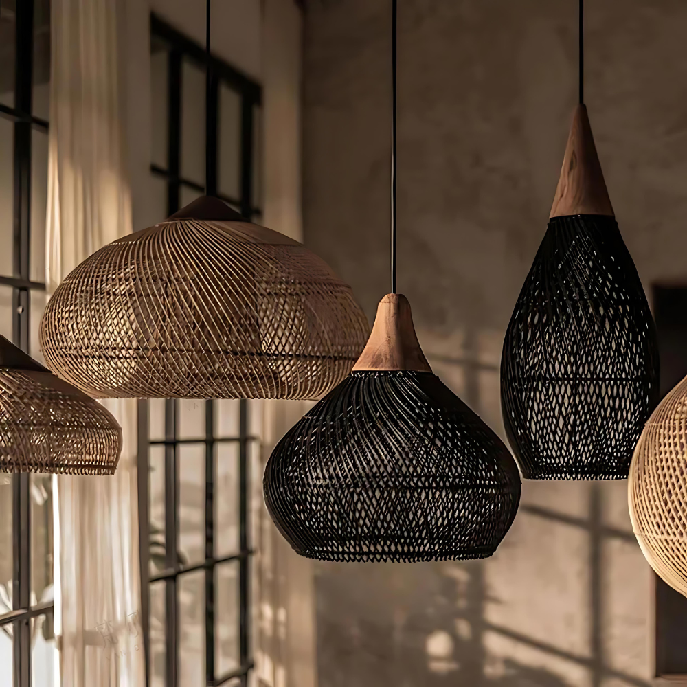 Luminis - Handwoven Rattan Pendant Light For Warm Ambience