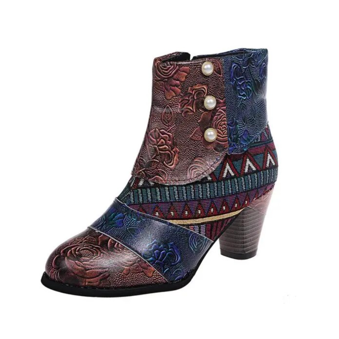 Darleen - Stylish Waterproof Retro Boots for Confident Rainy Days