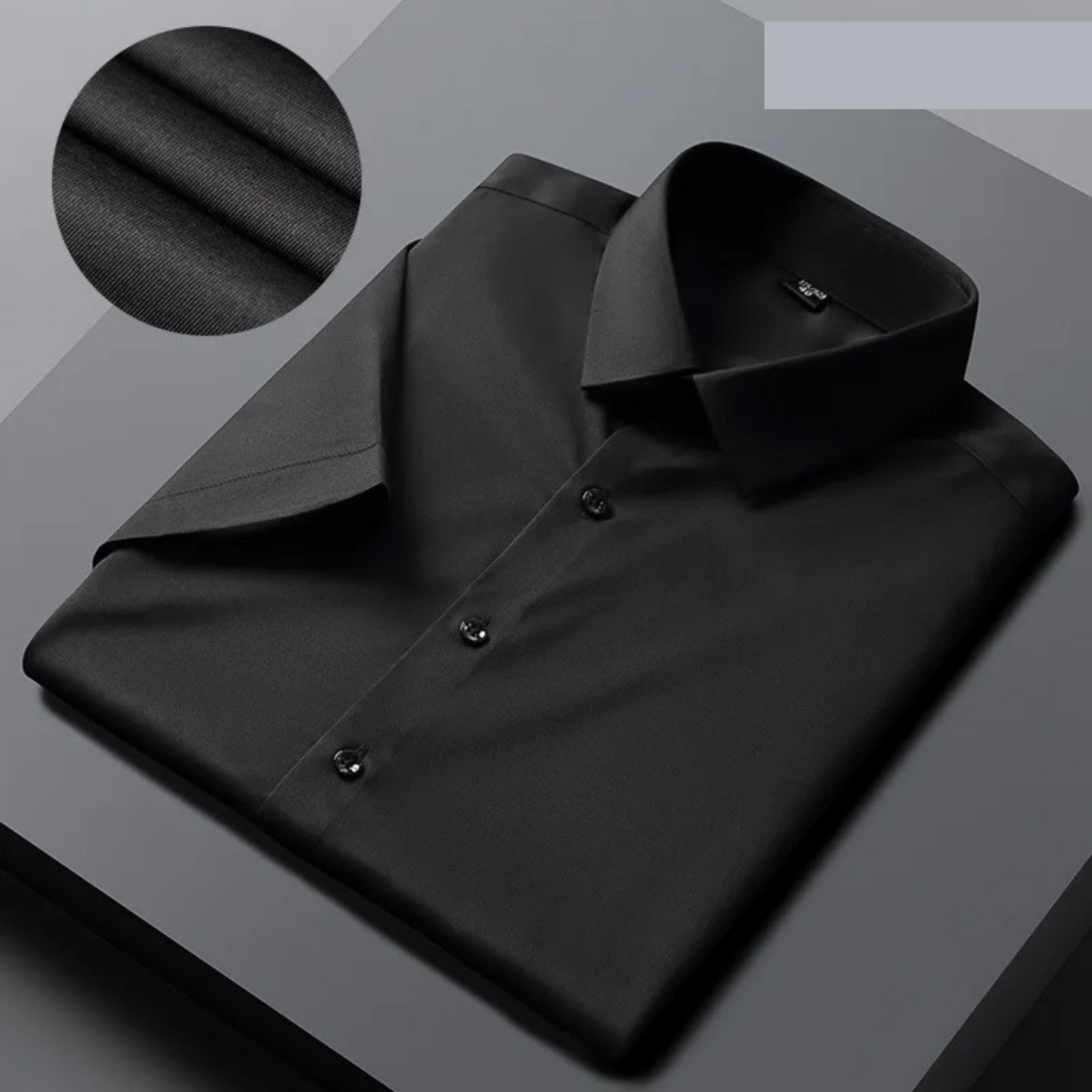 Alfred - Stylish Men's Short Sleeve Wrinkle-Free Shirt for All-Day Comfort