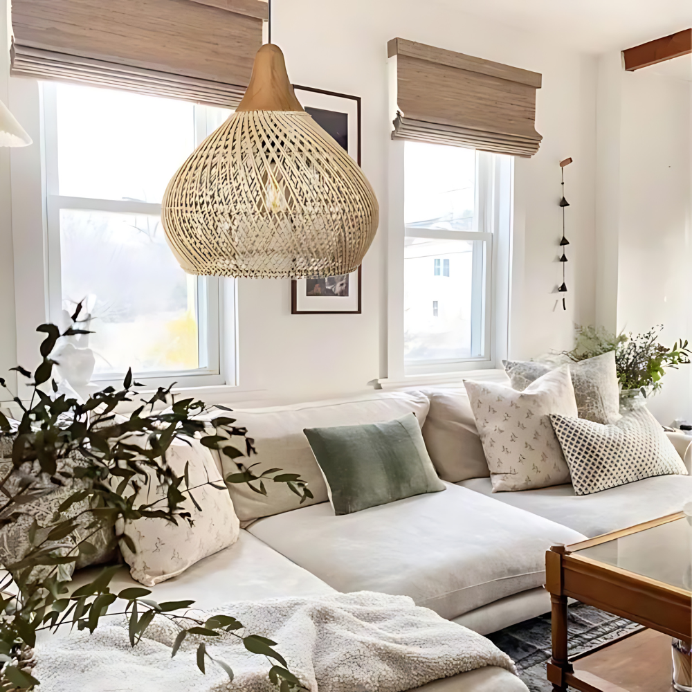Luminis - Handwoven Rattan Pendant Light For Warm Ambience