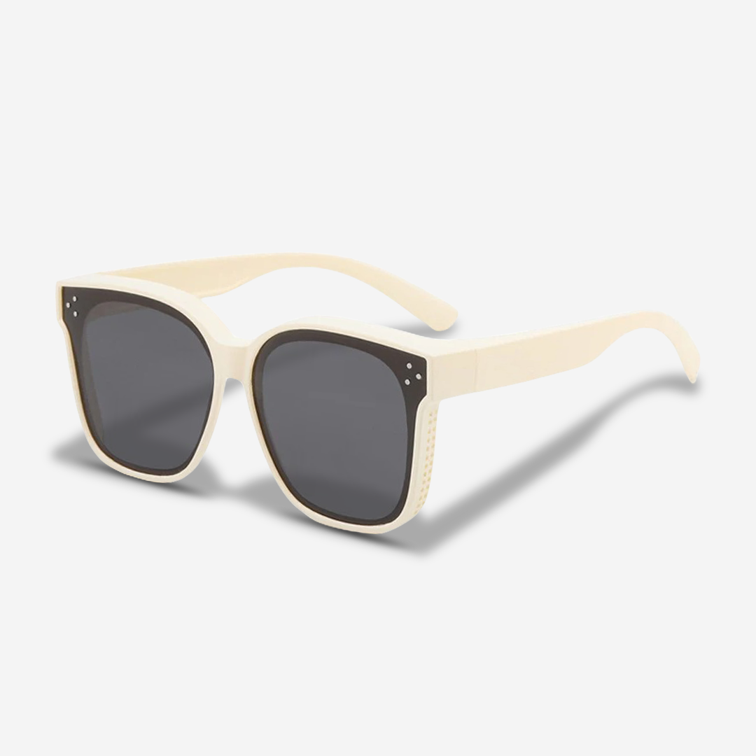 Ashleigh - Stylish Clip-On Sunglasses for Prescription Eyewear Users